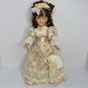 Classic Treasures Genuine Bisque Porcelain Doll, Special Edition Collectible